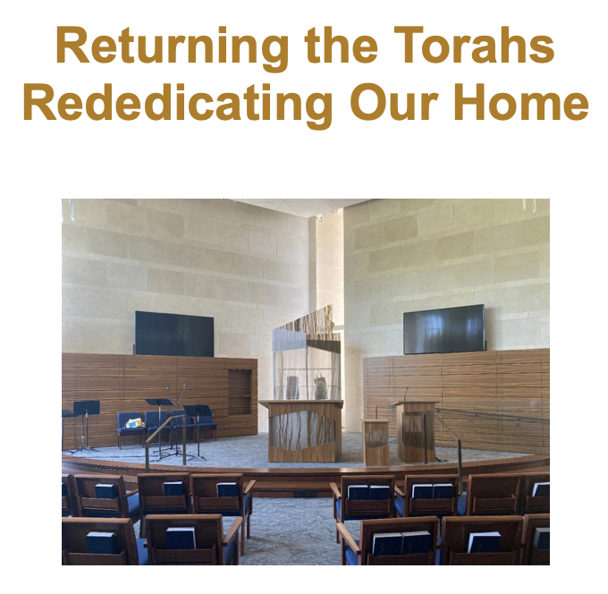 Return Torahs Service